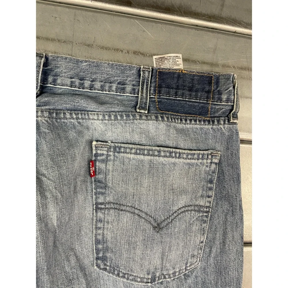 Levis 514 Jeans Mens‎ 38X32 Blue Medium Wash Denim Slim Straight 100% Cotton